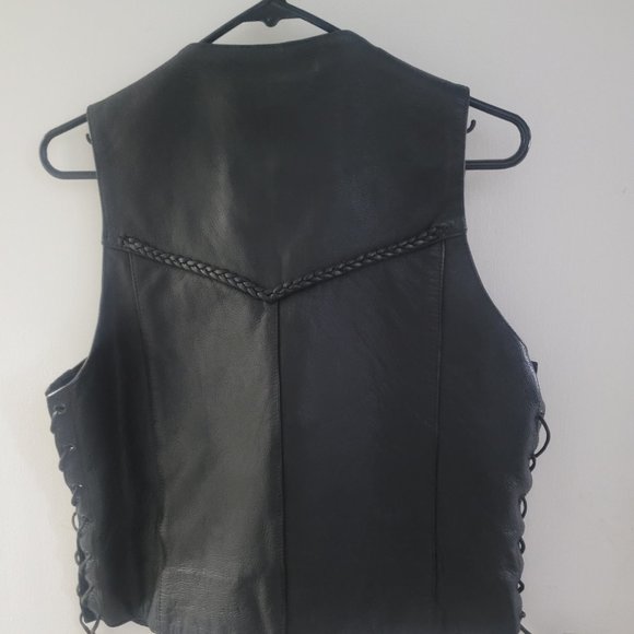 genuine Leather unisex vest - Picture 3 of 4